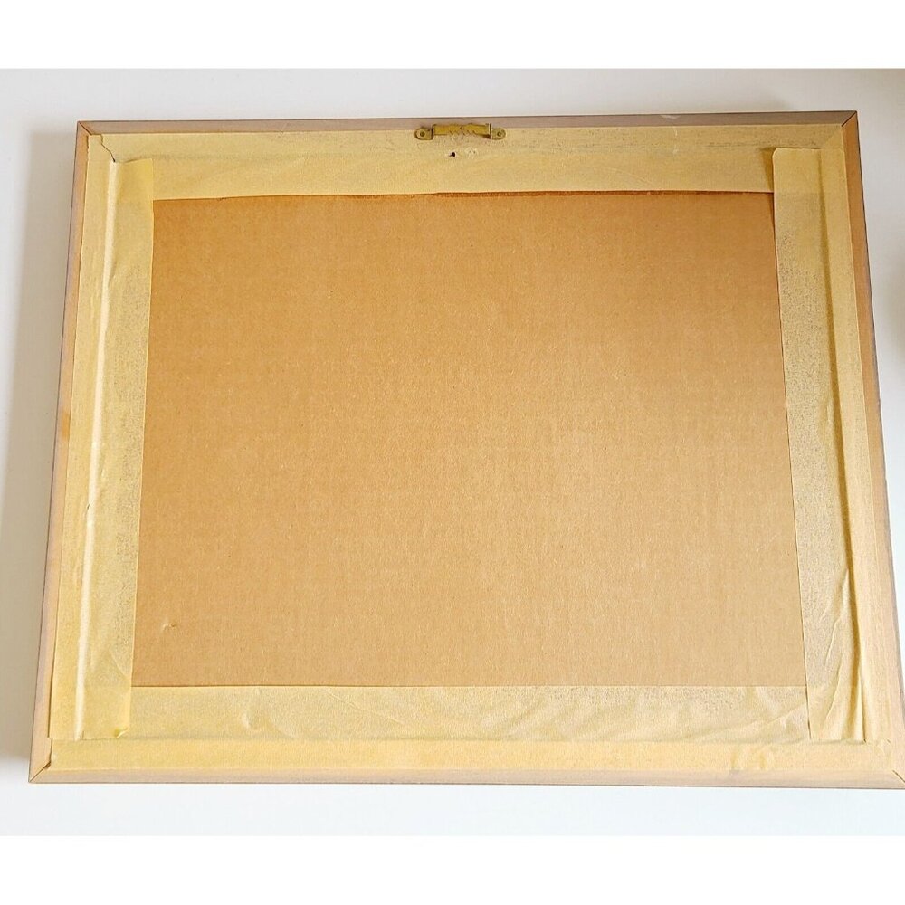 Art By Mary Vickers "New Friends" Lithograph Pencil Signed Glass Framed 182/500 - Picture 8 of 10